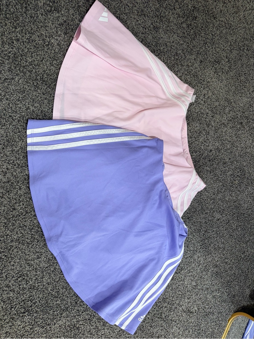 adidas Pastel Pink and Lavender Athletic Skirts - Twin Set